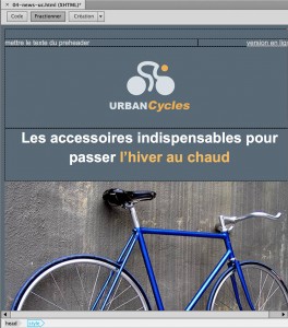 bug rendu Dreamweaver après