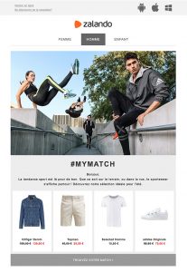 Newsletter Zalando