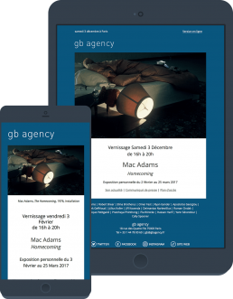 emailing vernissage gb agency