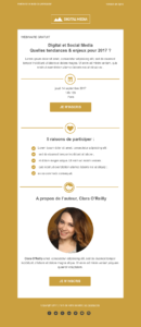 template emailing invitation Webinaire